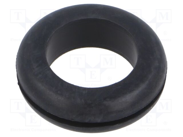 Grommet; black; UL94HB; TPR