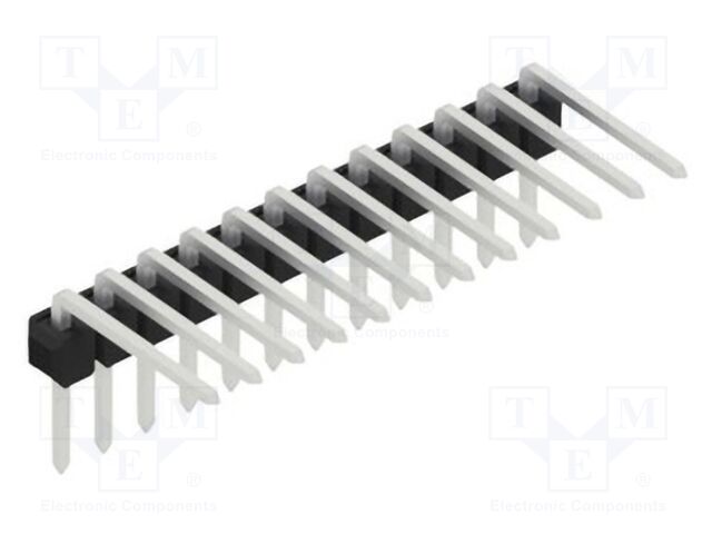 Connector: pin strips; pin header; male; PIN: 12; 2.54mm; THT; 1x12