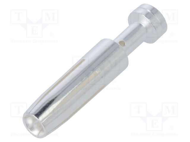 Contact; female; 0.75mm2; 18AWG; silver plated; crimped; bulk; 16A