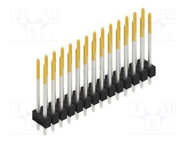 Connector: pin strips; pin header; male; PIN: 28; 2.54mm; THT; 2x14
