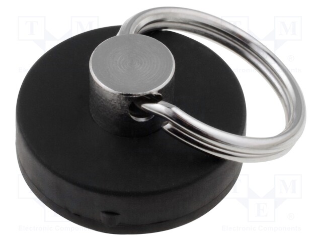 Magnet: permanent; hard ferrite; H: 5.5mm; Ø: 43mm; V: with key ring