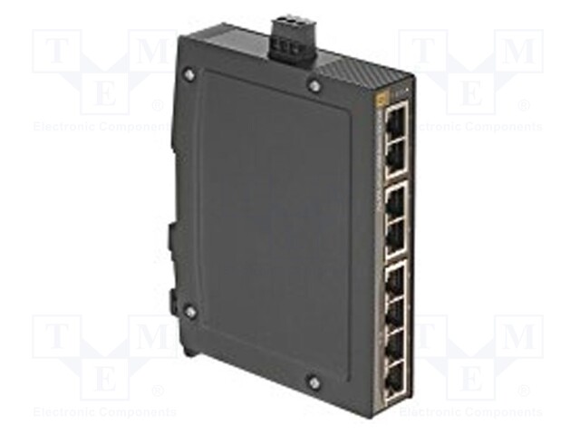 Industrial module: switch Ethernet; unmanaged; 9÷60VDC; RJ45