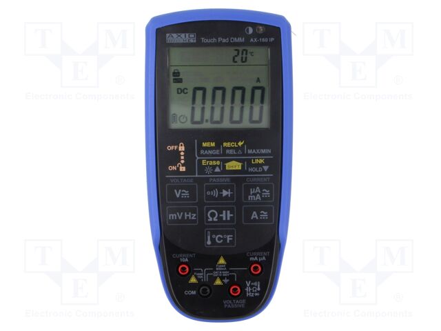 Digital multimeter; LCD (6000),double,with a backlit; 3x/s