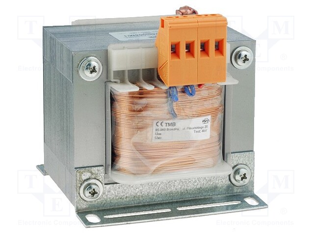 Transformer: mains; 200VA; 230VAC; 12V; Leads: terminal block; IP00