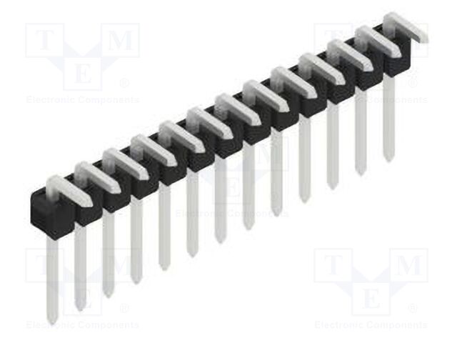 Connector: pin strips; pin header; male; PIN: 13; 2.54mm; THT; 1x13