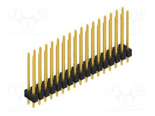 Connector: pin strips; pin header; male; PIN: 34; 2.54mm; THT; 2x17