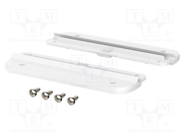 Set of wall holders; white; 2pcs.