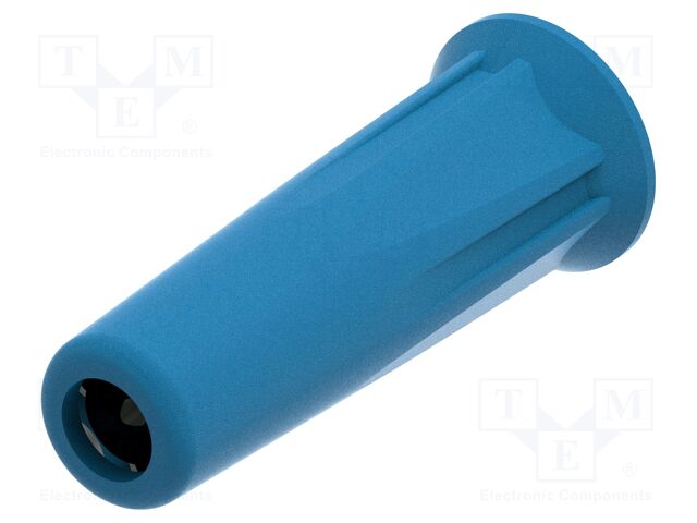 Connector: 4mm banana; socket; 36A; 30VAC; 60VDC; blue; insulated