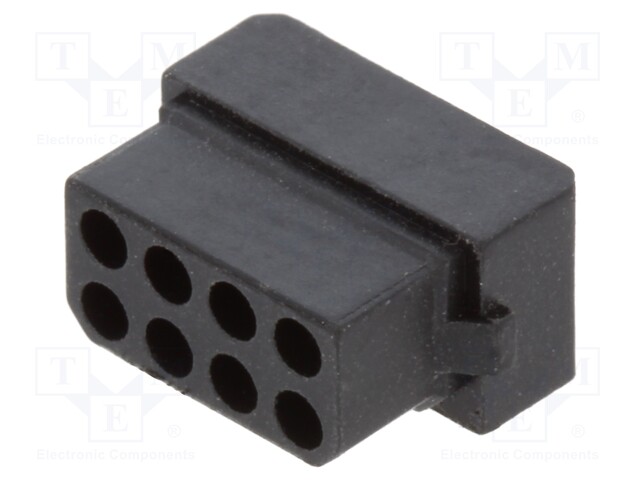 Rectangular Connector, Datamate L-Tek M80-103 Series, 8 Contacts, Receptacle, 2 mm, Crimp, 2 Row