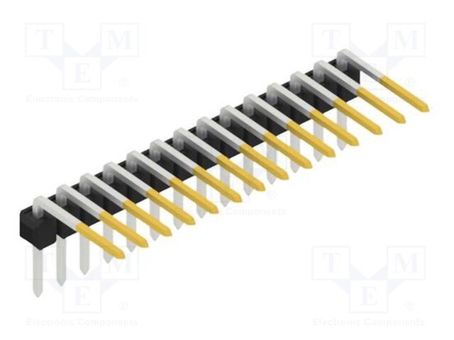 Connector: pin strips; pin header; male; PIN: 14; 2.54mm; THT; 1x14