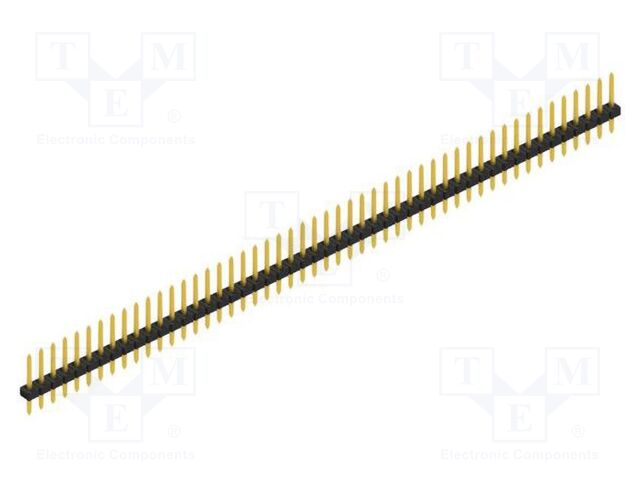Connector: pin strips; pin header; male; PIN: 50; 2mm; THT; 1x50