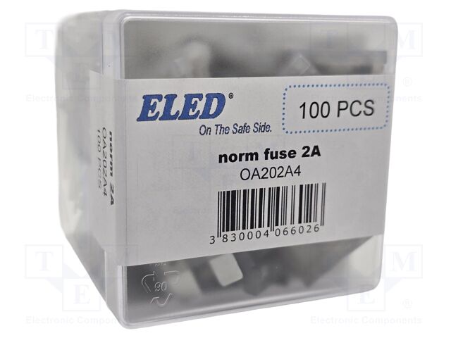 Fuse: fuse; 2A; 32VDC; automotive; 19.2mm; 19.2x5.2x19.2mm