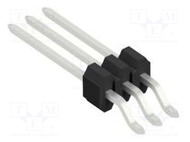 Connector: pin strips; pin header; male; PIN: 3; 1.27mm; SMT; 1x3