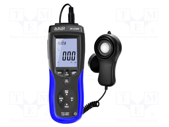 Light meter; 41segm; 40/400/4k/40k/400klx,40/400/4k/40kFc; 280g