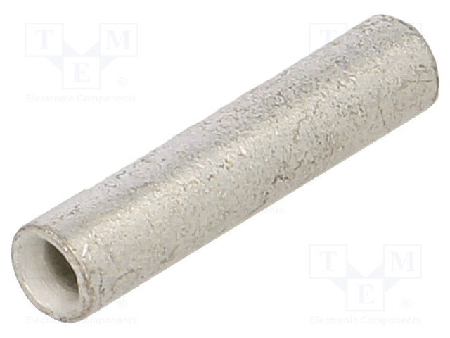 Butt splice; non-insulated; copper; 0.25÷1.5mm2; tinned; crimped