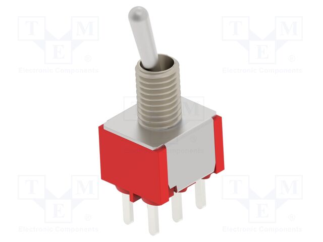 Switch: toggle; Pos: 2; DPDT; ON-ON; 2A/250VAC; 5A/28VDC; -30÷85°C