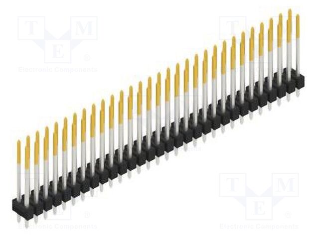 Connector: pin strips; pin header; male; PIN: 60; 2.54mm; THT; 2x30