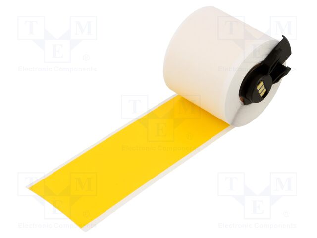 Tape; 50.8mm; 15.24m; yellow; self-adhesive; -40÷82°C