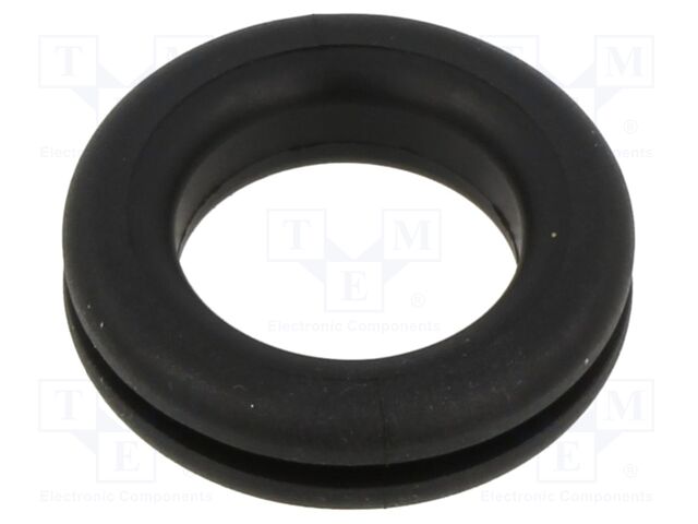 Grommet; black; UL94HB; TPR
