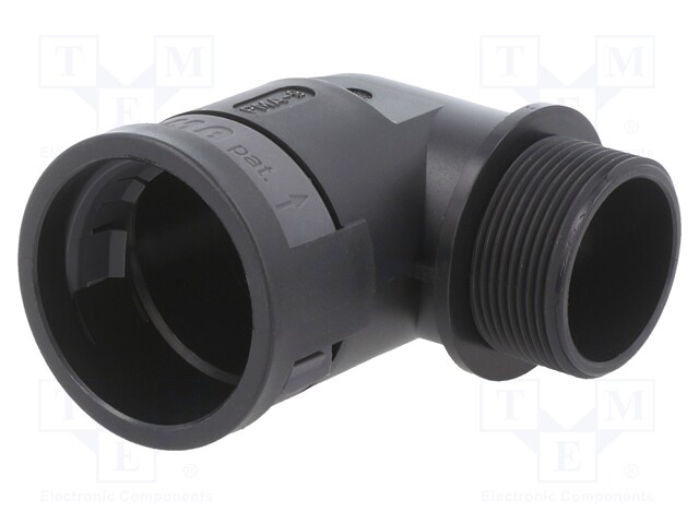 90° angled connector