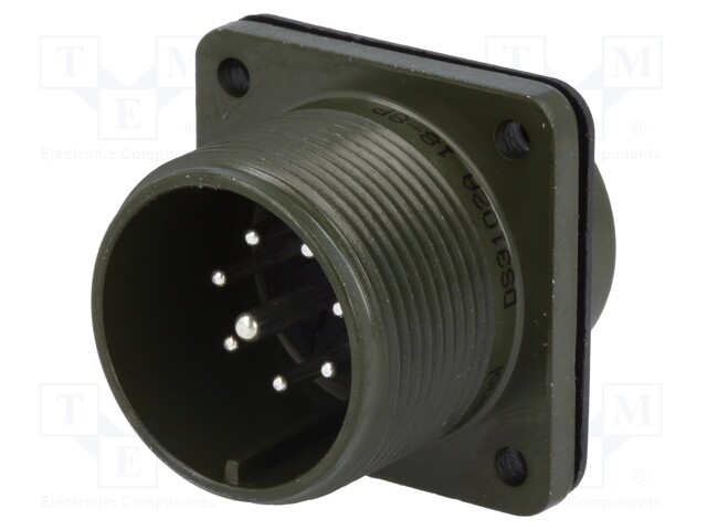 Connector: circular; Series: DS/MS; socket; male; PIN: 8(1+7)