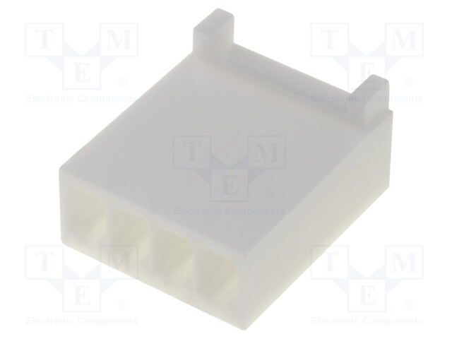 Plug; wire-board; female; KK 254; 2.54mm; PIN: 4; w/o contacts