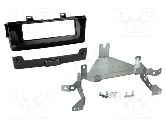 Radio frame; Kia; Kia Picanto 2017->2021; black gloss