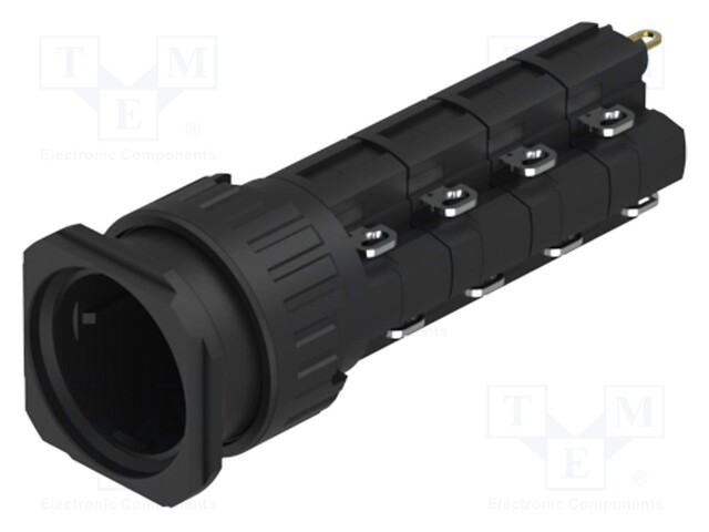 Switch: body; 16mm; Stabl.pos: 1; NC x4 + NO x4; Pos: 2; Ø16.2mm; 51