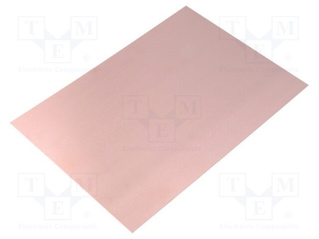 Laminate; FR4; 1mm; L: 233mm; W: 160mm; Coating: copper; double sided