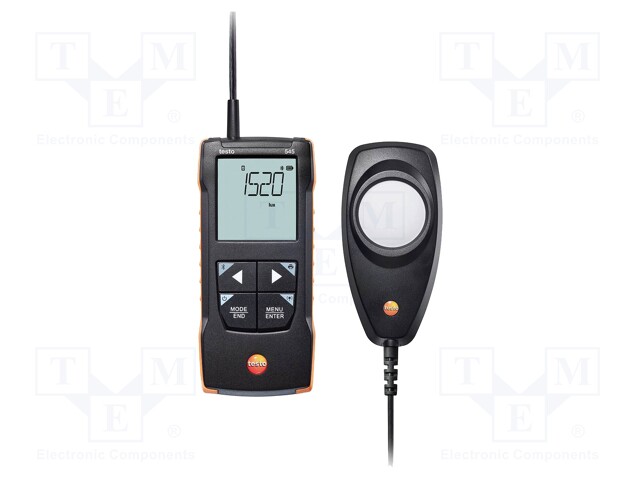 Light meter; 0÷100000lx; Meas.accur: ±3%; 149x60x28mm; IP20,IP40