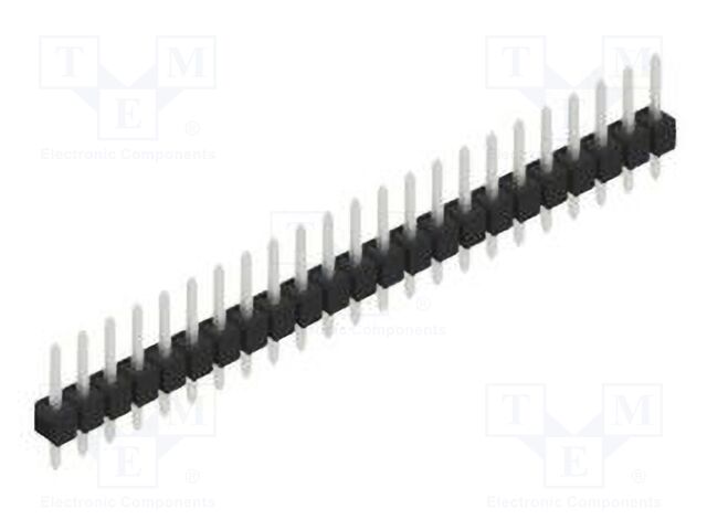Connector: pin strips; pin header; male; PIN: 23; 2.54mm; THT; 1x23