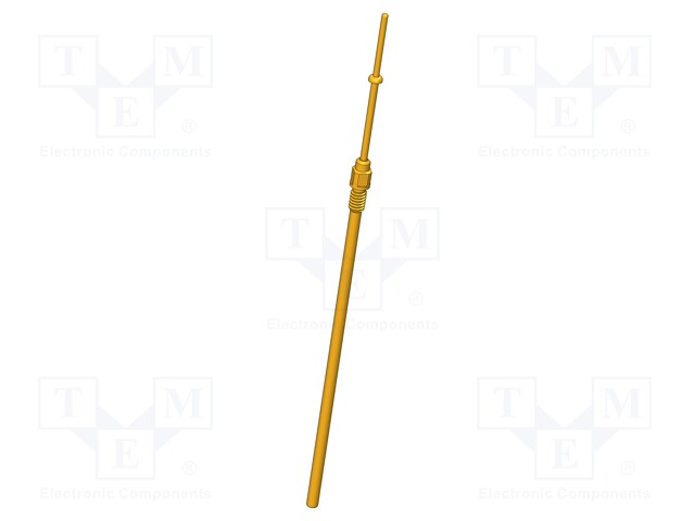 Test needle; Operational spring compression: 4mm; 3A; Ø: 0.35mm