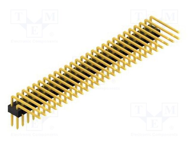 Connector: pin strips; pin header; male; PIN: 54; 2.54mm; THT; 2x27