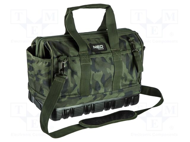 Bag; tool case; camo; poliester 600D; 400x220x330mm