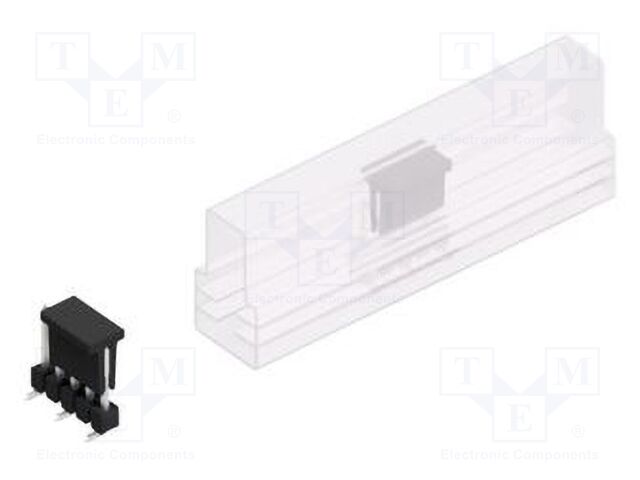 Connector: pin strips; pin header; male; PIN: 5; 2.54mm; SMT; 1x5