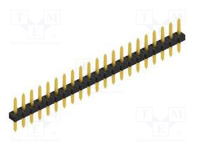 Connector: pin strips; pin header; male; PIN: 21; 2mm; THT; 1x21