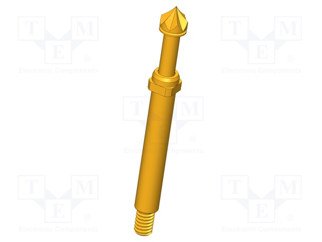 Test needle; Operational spring compression: 4mm; 5A; Ø: 3mm; 1N