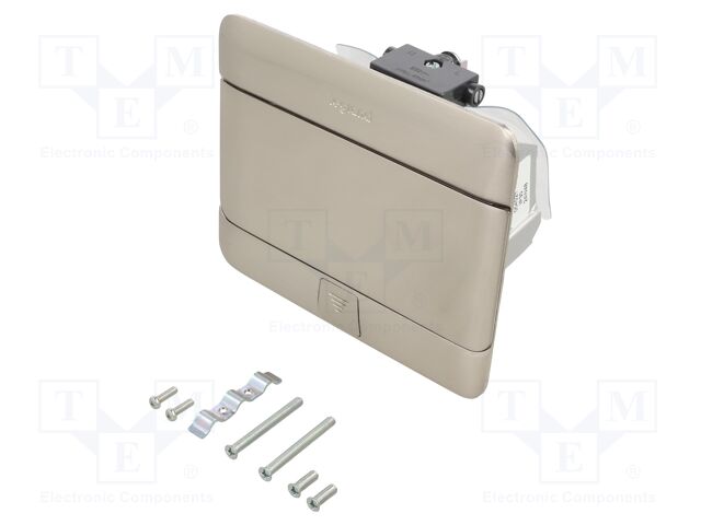 Enclosure: junction box; X: 120mm; Y: 142.5mm; Z: 57mm; aluminium