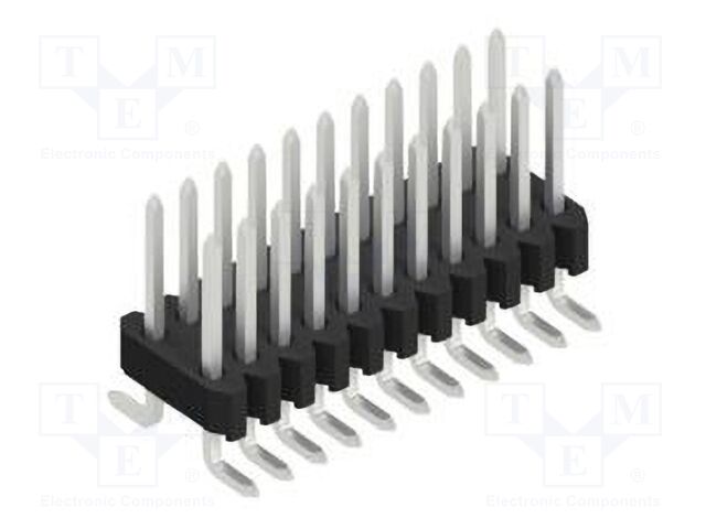 Connector: pin strips; pin header; male; PIN: 22; 1.27mm; SMT; 2x11