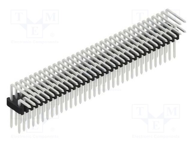 Connector: pin strips; pin header; male; PIN: 68; 1.27mm; THT; 2x34
