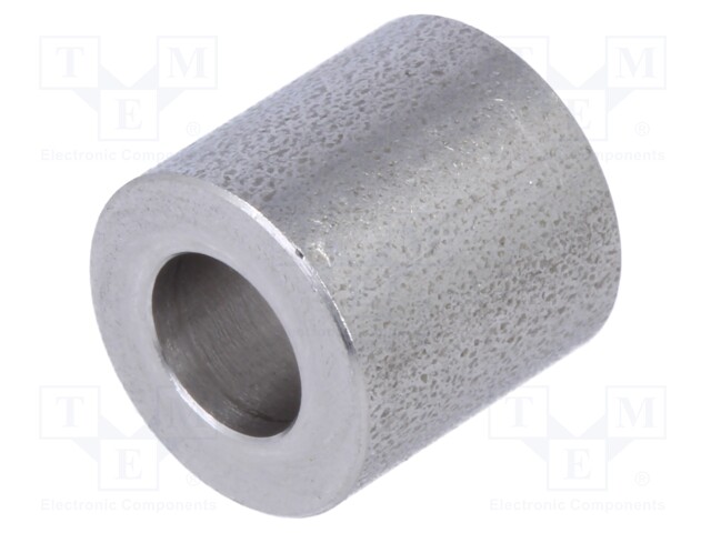 Spacer sleeve; 5.3mm; cylindrical; stainless steel; Øint: 10mm