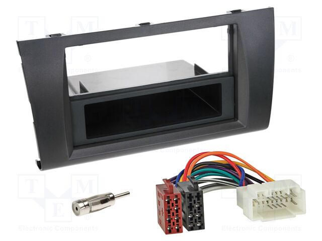 Adapter for control from steering wheel; Suzuki; DIN,ISO; black