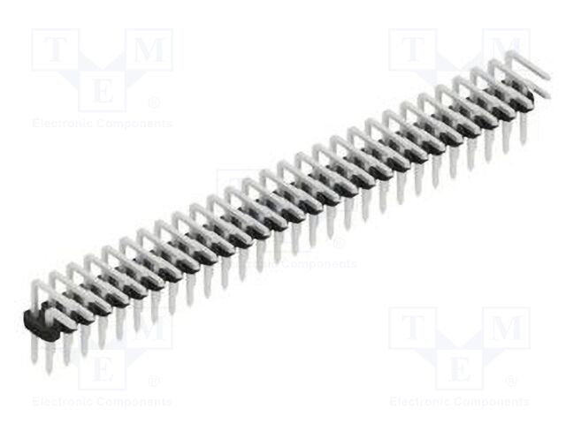 Connector: pin strips; pin header; male; PIN: 56; 2mm; THT; 2x28