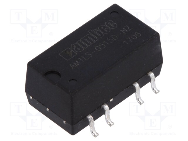 Converter: DC/DC; 1W; Uin: 4.5÷5.5V; Uout: 15VDC; Uout2: -15VDC; SMD