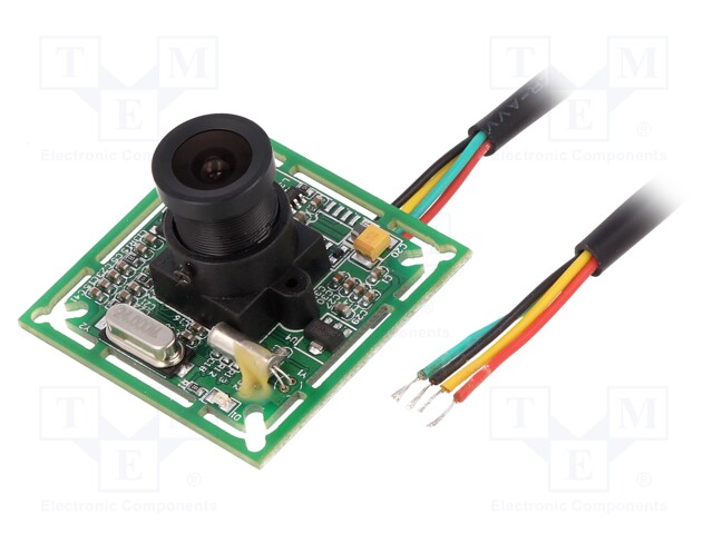 Module: camera; Resolution: VGA/QVA/160*120; 5VDC; OV7725; UART