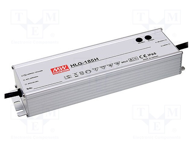 Power supply: switched-mode; LED; 184.8W; 42VDC; 38÷46VDC; IP65