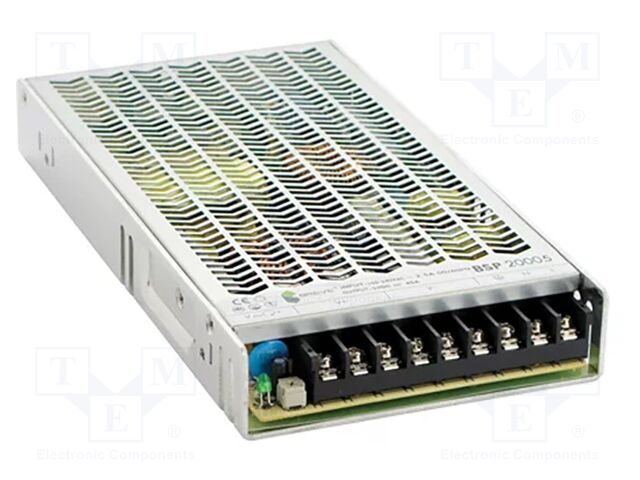 Power supply: switching; for building in; 200W; 5VDC; 40A; OUT: 1