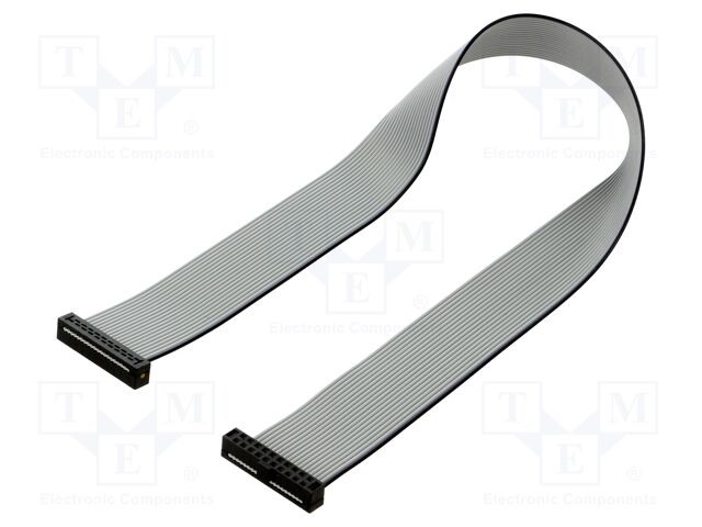 Ribbon cable with IDC connectors; IDC,both sides; Tape ph: 1mm