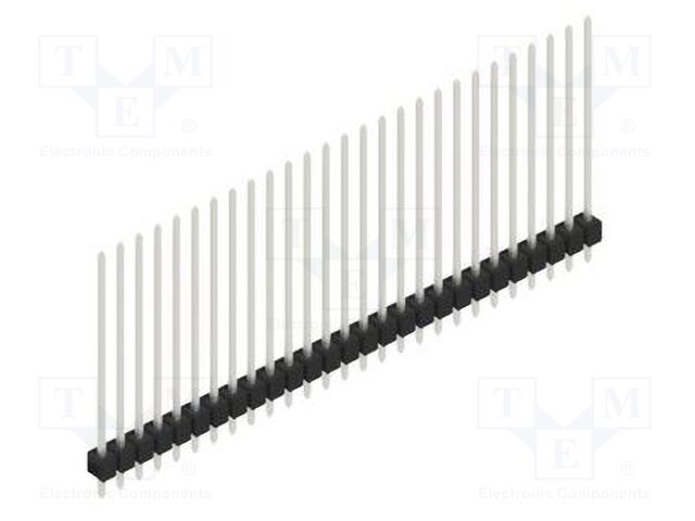 Connector: pin strips; pin header; male; PIN: 27; 2.54mm; THT; 1x27