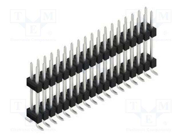 Connector: pin strips; pin header; male; PIN: 36; 2.54mm; SMT; 2x18